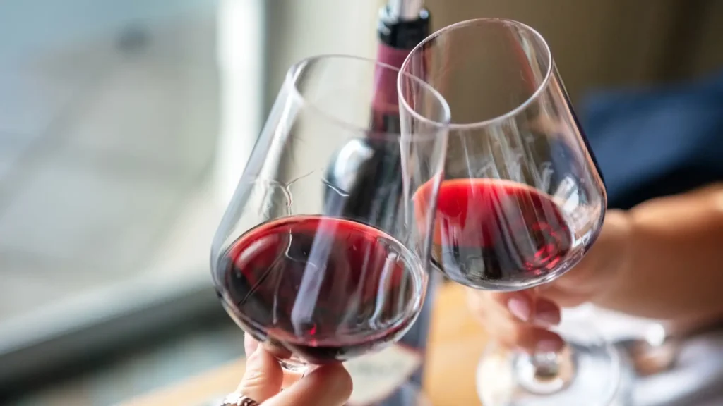 A couple enjoying the best Cabernet Sauvignon under $30